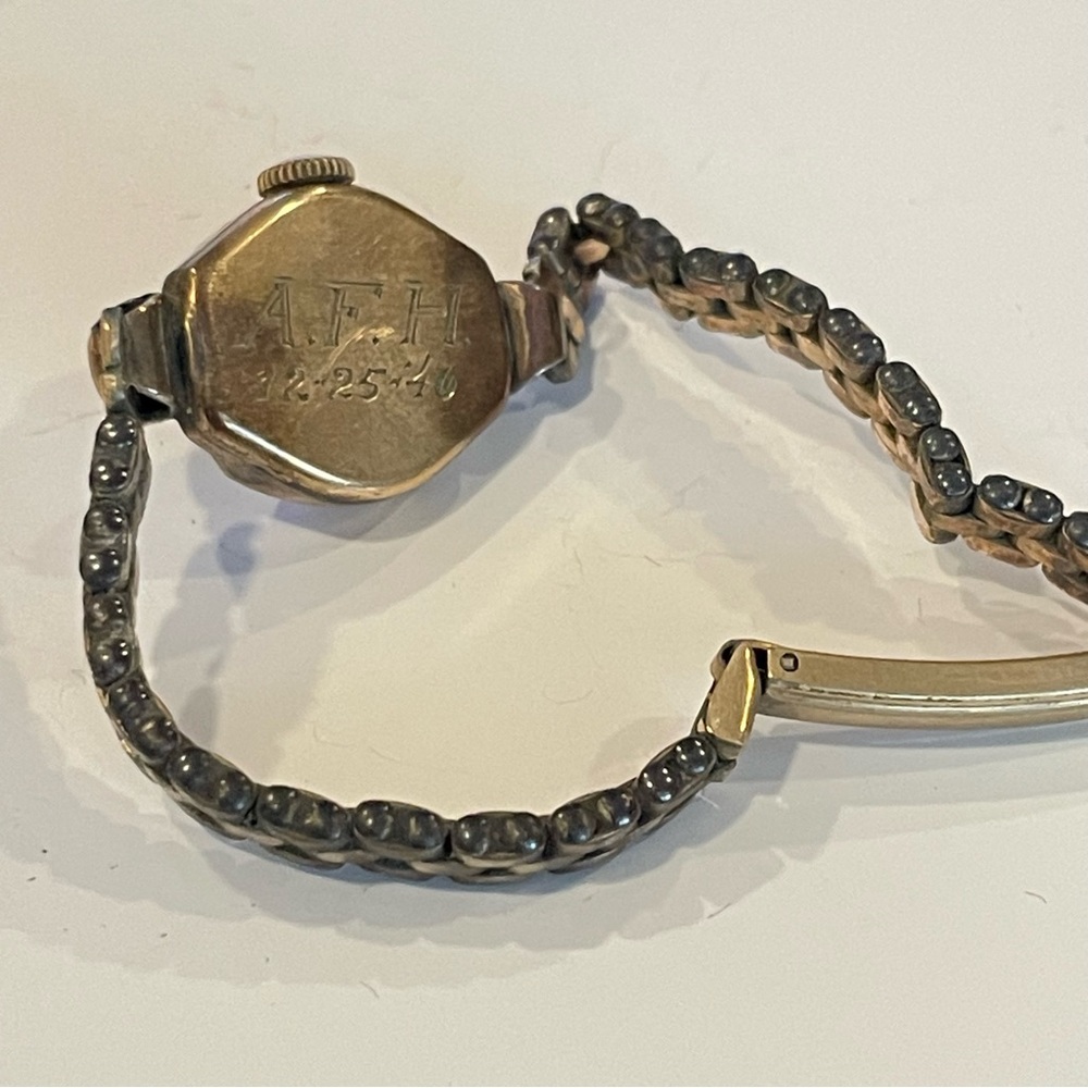 Vintage Wittnauer Longines 12k Gold Filled Women’s Watch For Repair For Parts - Picture 9 of 13